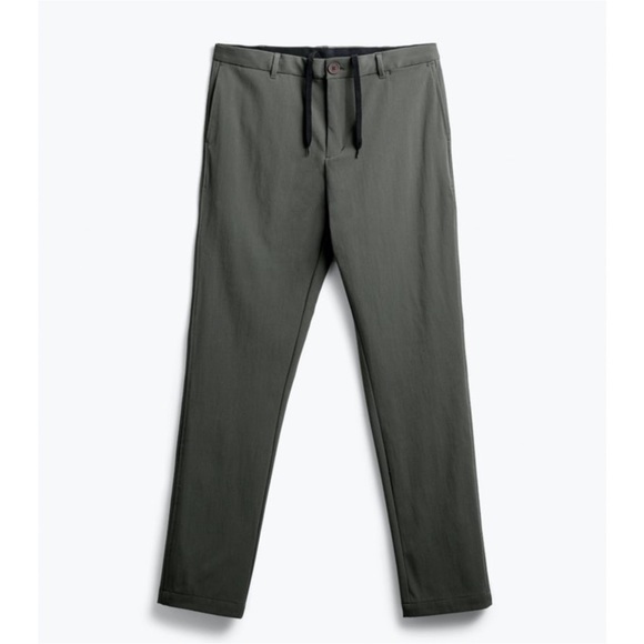 Ministry of Supply Olive Green Pace Tapered Chino Pants Sz 38 Tall NWT - Picture 3 of 15